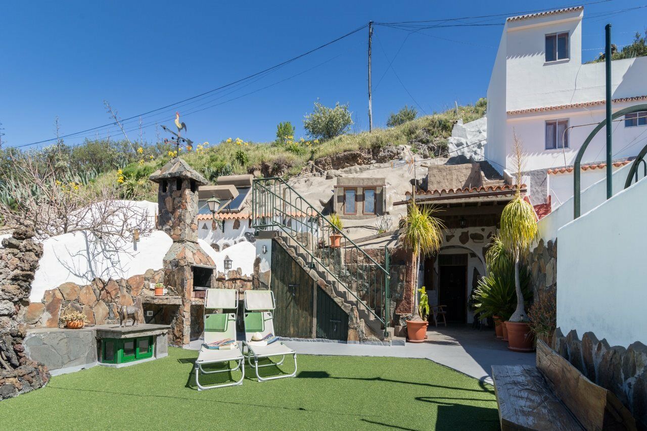 Casa Cueva Las Margaritas Artenara Kültér fotó